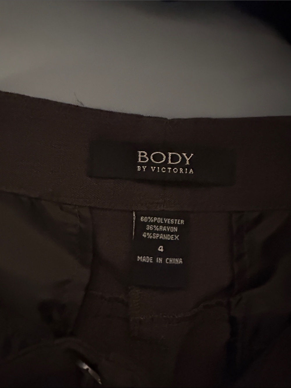 Body by Victoria Brown pants
